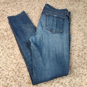 Rag & Bone Skinny Mid Rise Jeans Women Sz 32 Made‎ In USA